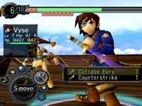 une photo d'Ã©cran de Skies of Arcadia Legends sur Nintendo Gamecube